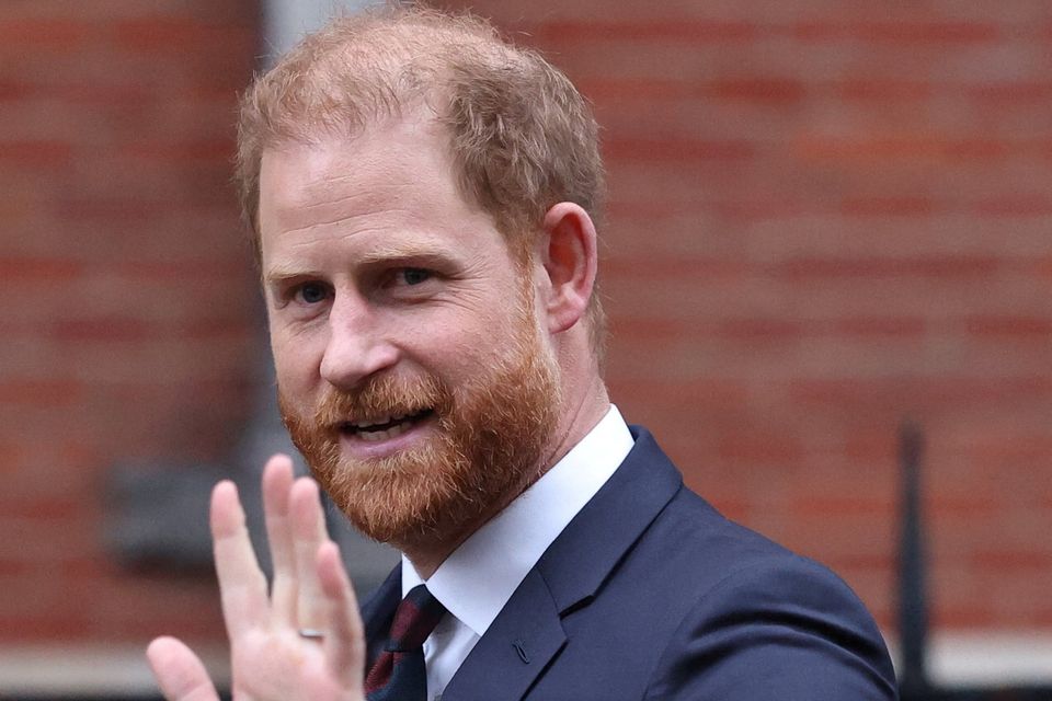 The Duke of Sussex arrives at the Royal Courts Of Justice this morning (Jeff Moore/PA Wire)